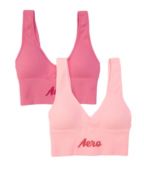 Set brassiere peto medio Aéropostale copa preformada para mujer