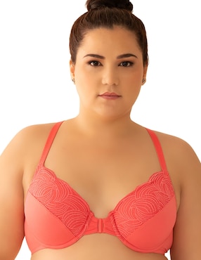 Brassiere demi Curvation con copa para mujer