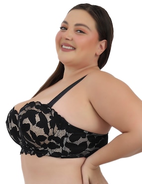 Brassiere strapless Lady Carnival balconette para mujer