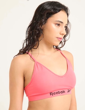 Brassiere deportivo Reebok con copa para mujer