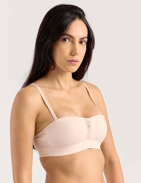 Brassiere strapless Reebok para mujer