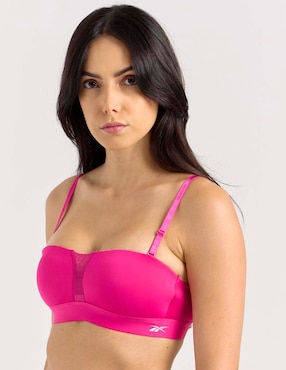 Brassiere strapless Reebok para mujer