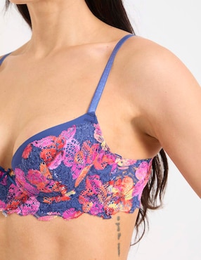 Brassiere plunge Ilusion con copa para mujer