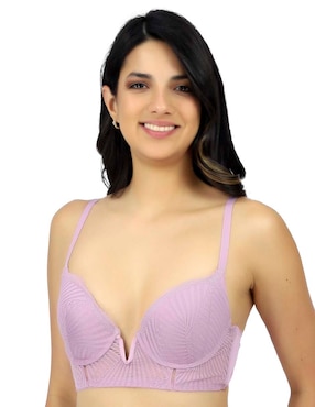 Brassiere escote profundo Lady Carnival copa preformada para mujer