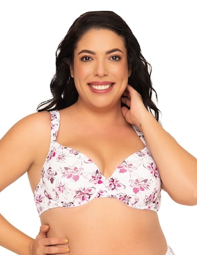 Brassiere peto medio Curvation con copa para mujer