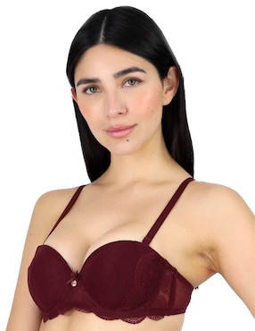 Brassiere strapless Lady Carnival copa balconette para mujer