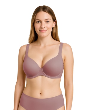 Brassiere peto medio Body Control con copa para mujer
