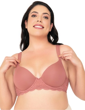 Brassiere demi Curvation con copa para mujer