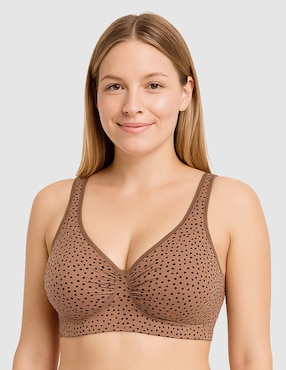 Brassiere peto medio Body Control con copa para mujer