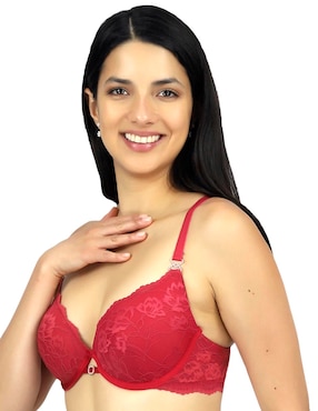 Brassiere escote profundo Lady Carnival copa preformada para mujer