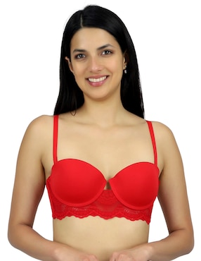 Brassiere strapless Lady Carnival copa balconette para mujer