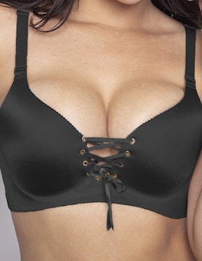Brassiere peto medio Vicky Form copa doble push up para mujer
