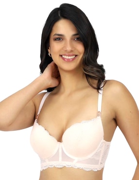 Brassiere escote profundo Lady Carnival copa proformada para mujer