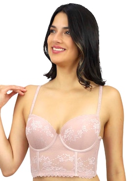 Brassiere peto medio Lady Carnival copa preformada para mujer