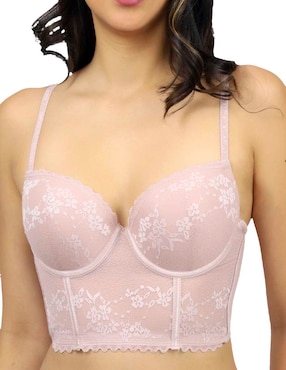 Brassiere peto medio Lady Carnival copa preformada para mujer