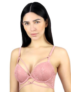 Brassiere escote profundo Lady Carnaval copa preformada para mujer