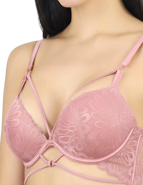 Brassiere escote profundo Lady Carnaval copa preformada para mujer