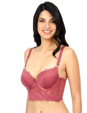 Brassiere peto medio Lady Carnival copa preformada para mujer