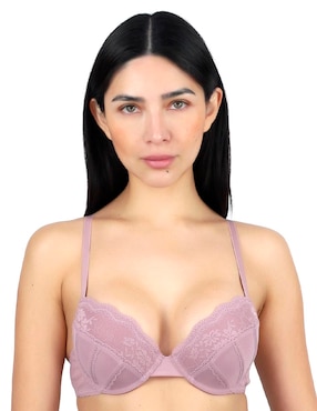 Brassiere escote profundo Lady Carnival copa preformada para mujer