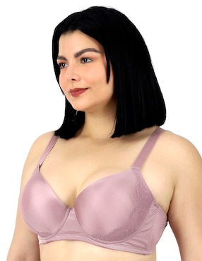 Brassiere escote profundo Lady Carnival copa preformada para mujer
