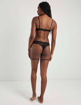 Body Zelina cuello V escote espalda abierta para mujer