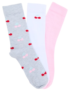 Set de calceta Non Stop para mujer 3 pares