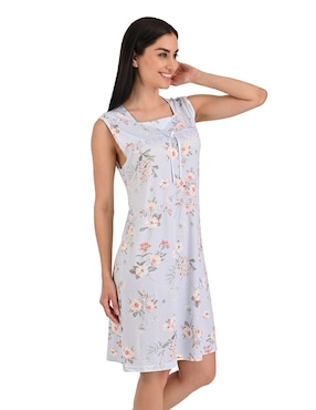 Camisón weekend estampado floral de algodón