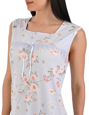 Camisón weekend estampado floral de algodón
