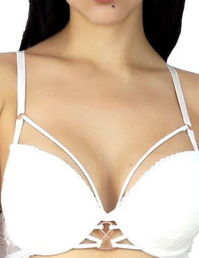 Brassiere escote profundo Lady Carnival copa preformada para mujer