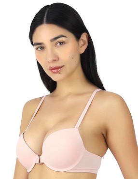 Brassiere escote profundo con copa preformada para mujer