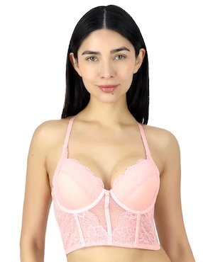 Brassiere peto medio Lady Carnival copa preformada para mujer