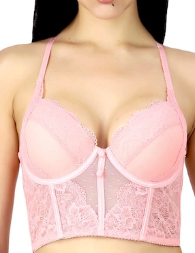 Brassiere peto medio Lady Carnival copa preformada para mujer
