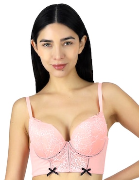 Brassiere peto medio Lady Carnival copa preformada para mujer