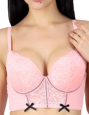 Brassiere peto medio Lady Carnival copa preformada para mujer