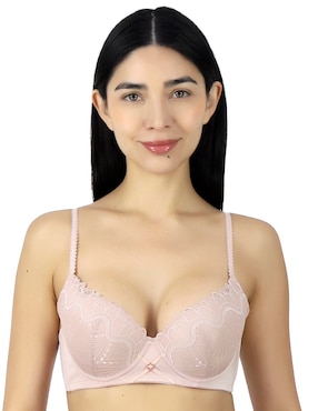 Brassiere escote profundo Lady Carnival copa preformada para mujer