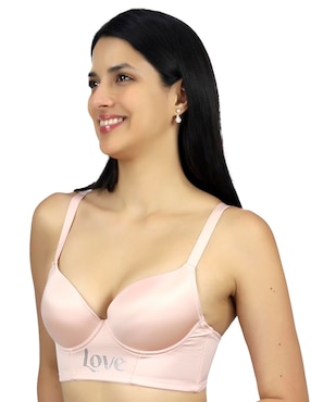 Brassiere peto medio Lady Carnival copa doble push up para mujer