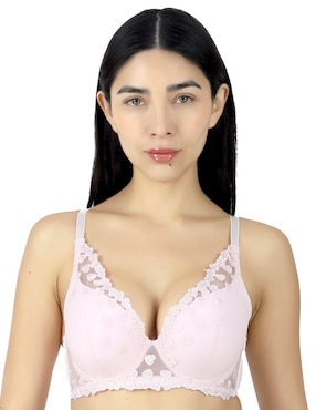 Brassiere escote profundo Lady Carnival copa preformada para mujer