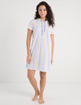 Camisón Non Stop estampado a rayas
