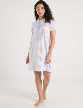 Camisón Non Stop estampado a rayas