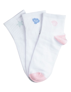 Set de calcetín Weekend de algodón para mujer 3 pares
