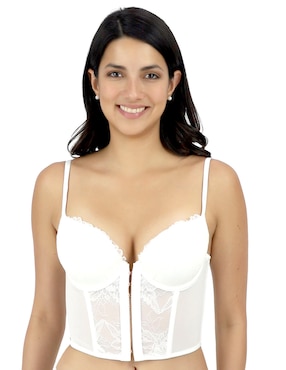 Brassiere corselette Lady Carnival copa preformada para mujer
