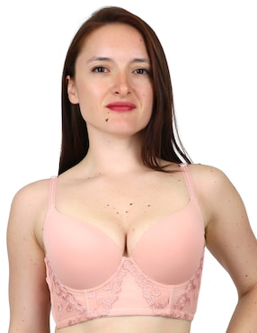Brassiere escote profundo Lady Carnival copa preformada para mujer