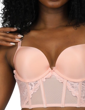 Brassiere peto medio Lady Carnival copa preformada para mujer