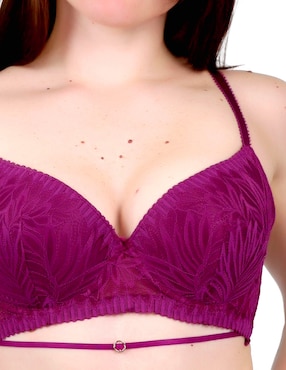 Brassiere escote profundo Lady Carnival copa preformada para mujer