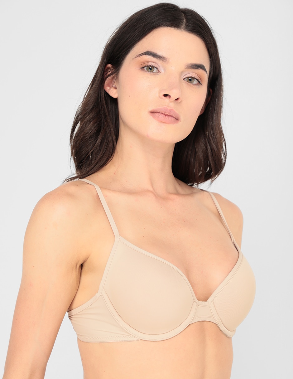 Brassiere demi copa push up para mujer 5