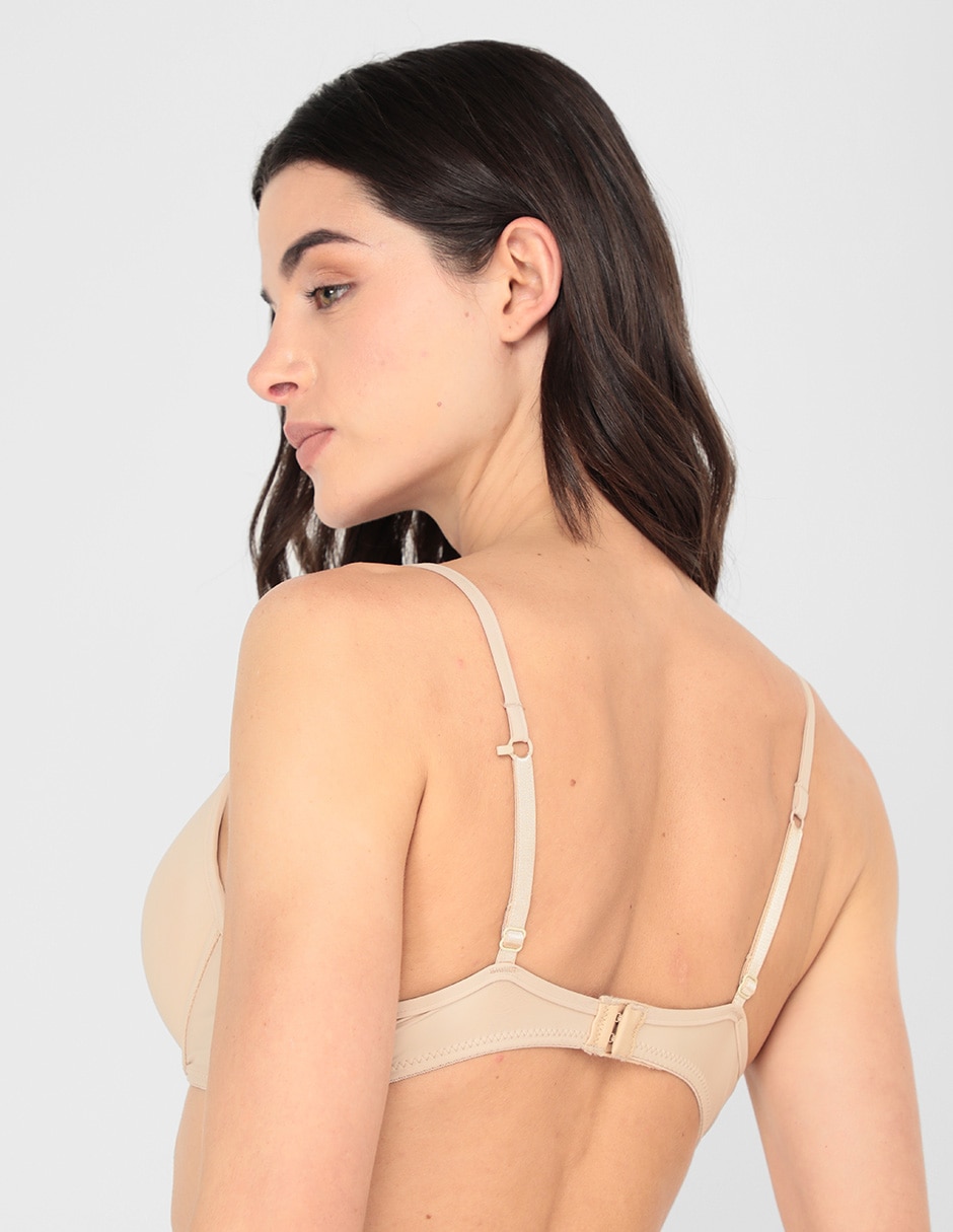 Brassiere demi copa push up para mujer 6