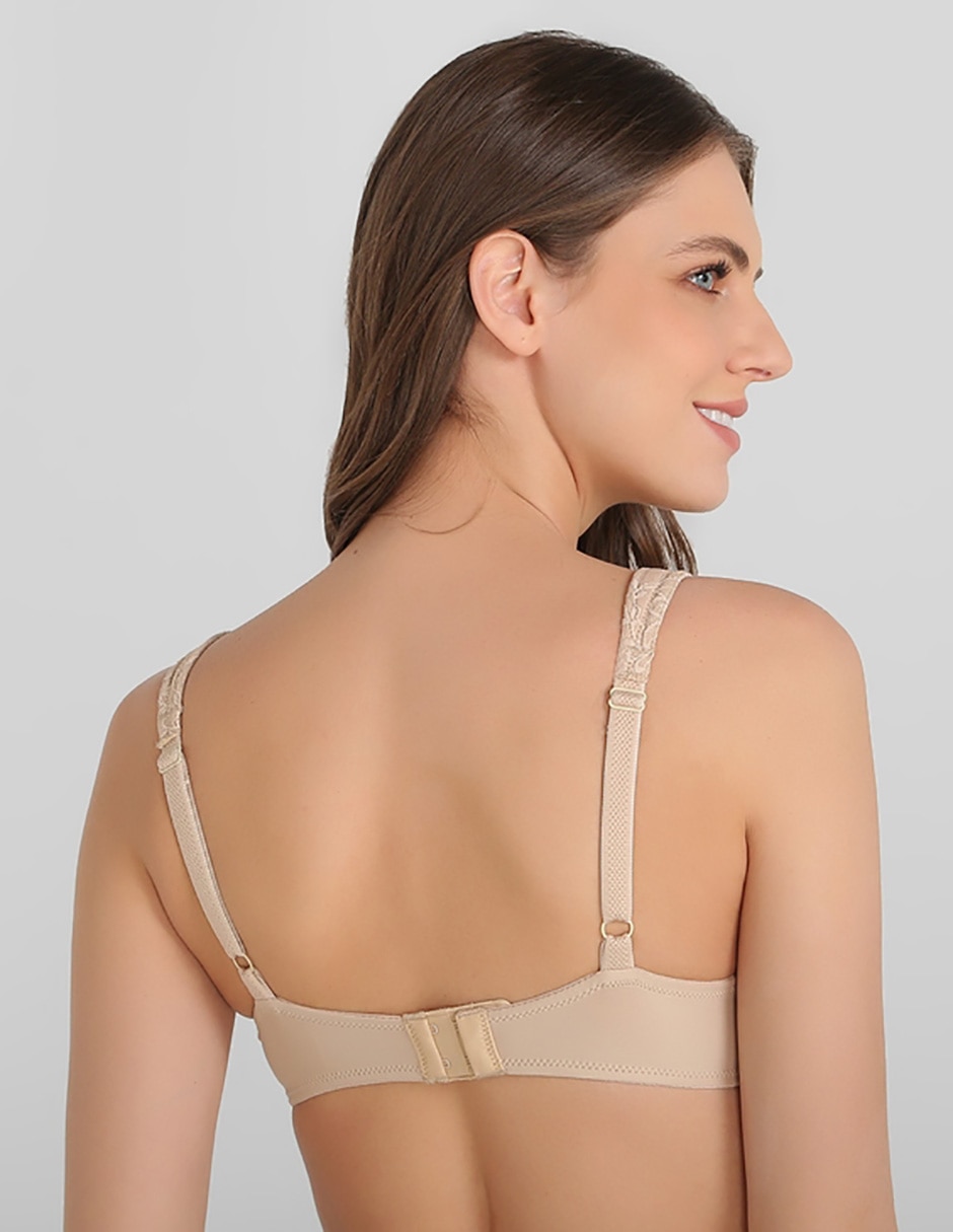 T-shirt bra con copa para mujer 6
