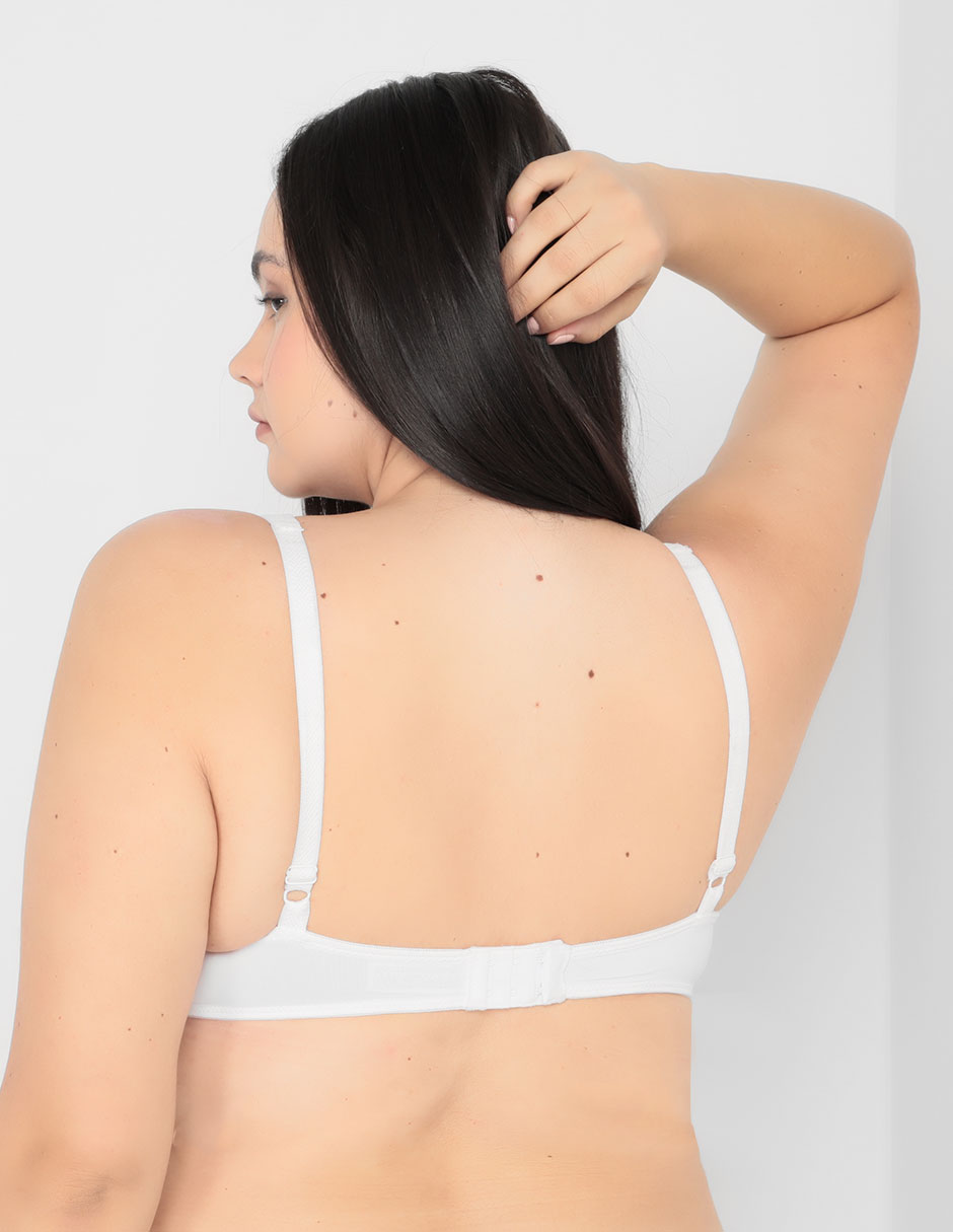 Brassiere demi con copa para mujer 7