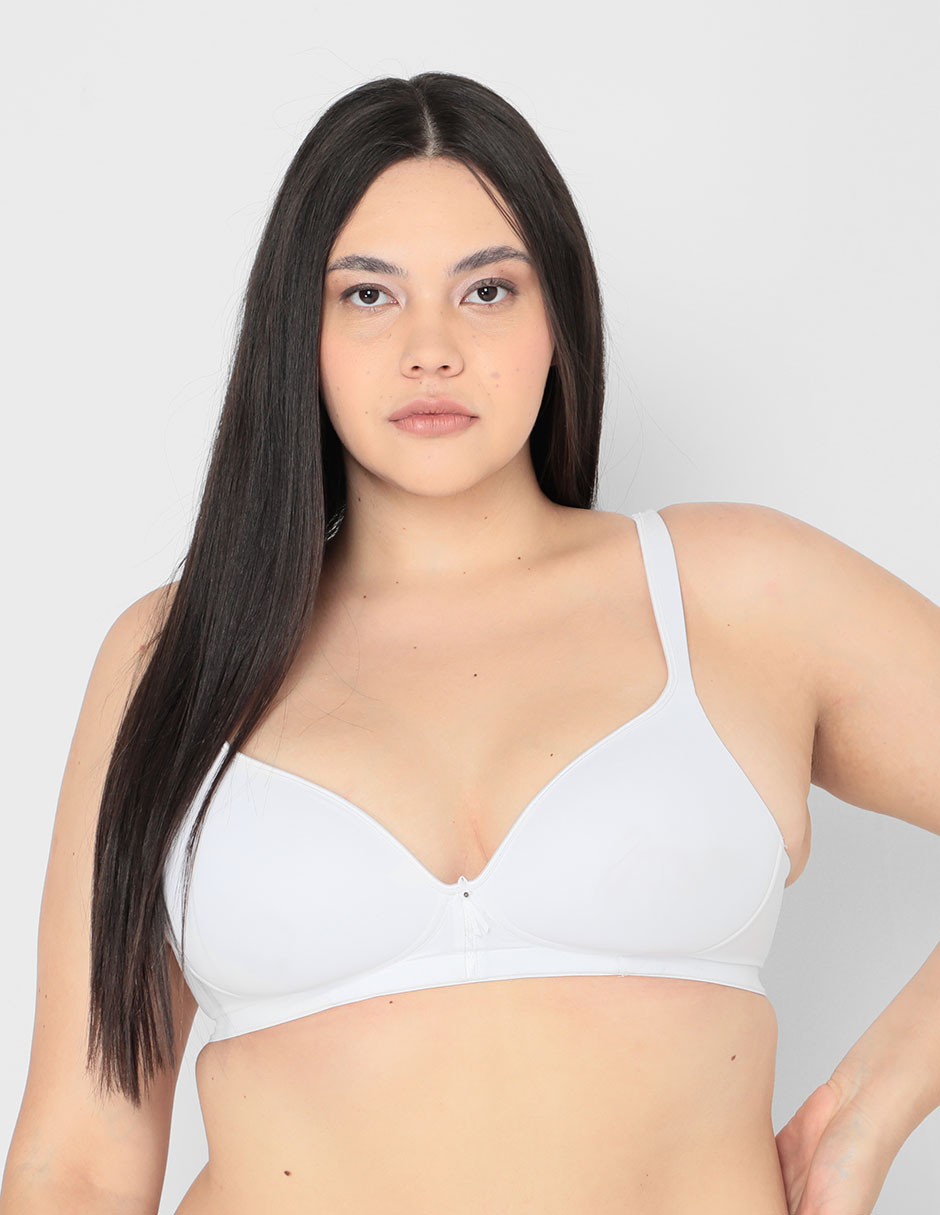 Brassiere demi con copa para mujer