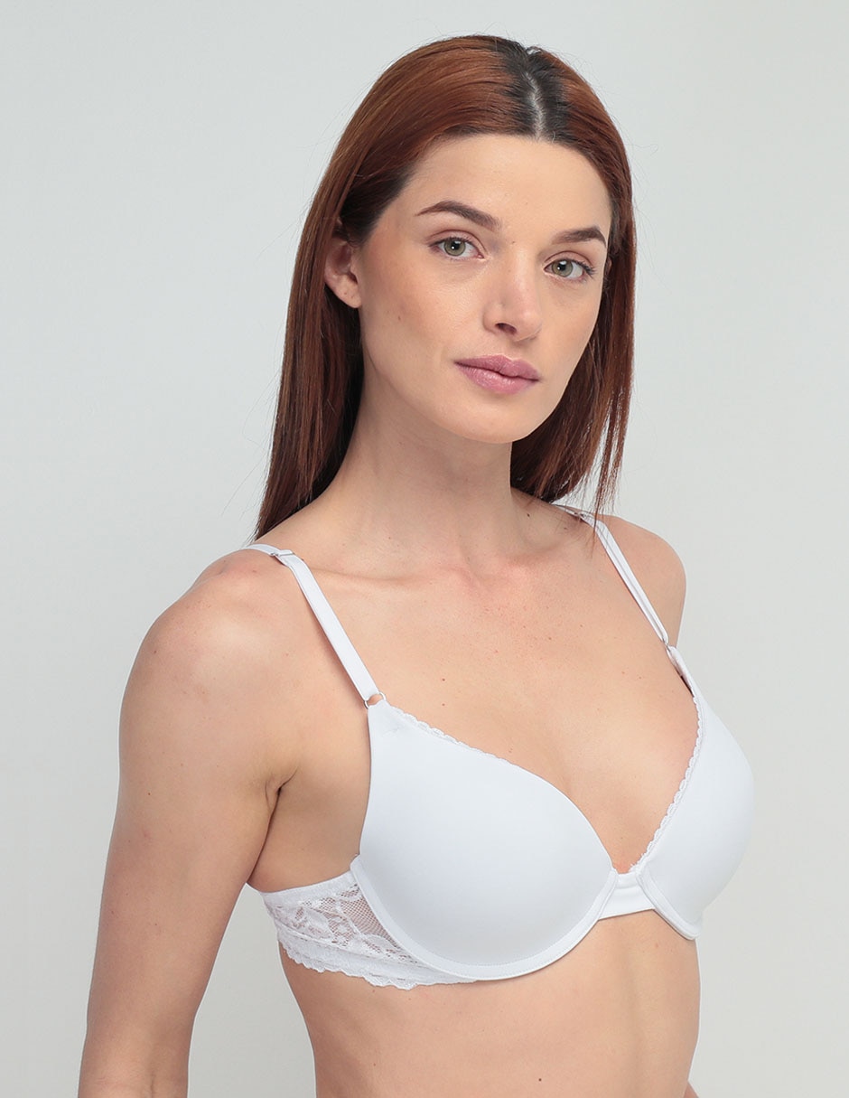 Brassiere demi con copa para mujer 4